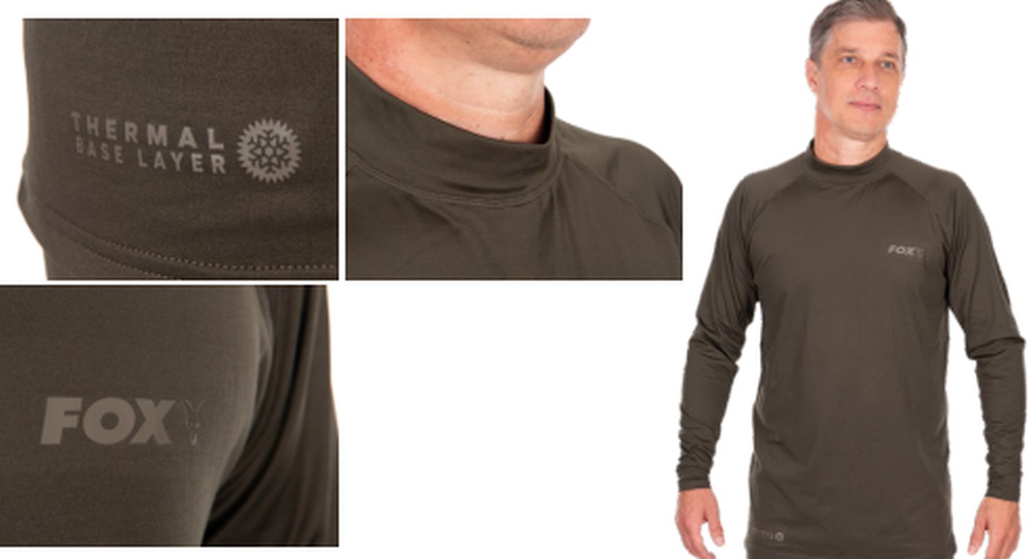 Bluza Fox Thermal Base Layer, Kaki, Marime XL