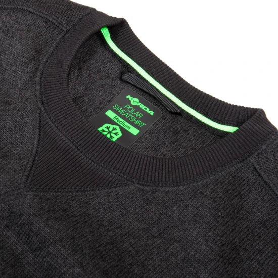 Bluza Korda Kore Crew Neck Jumper, Charcoal, Marime S