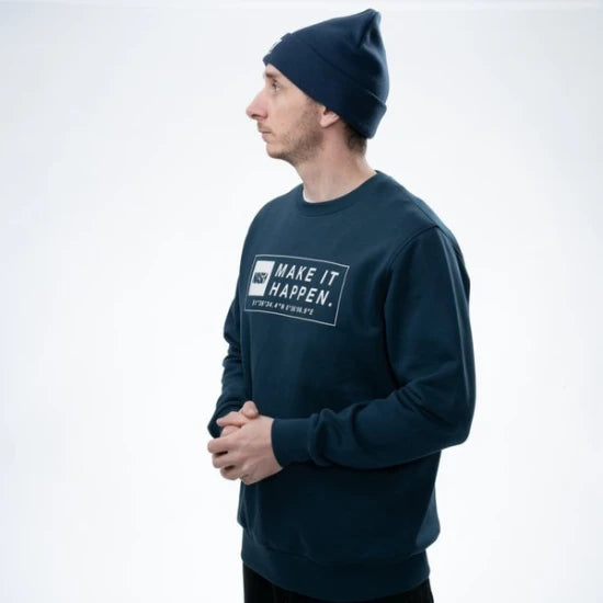 Bluza Nash Make It Happen Coordinates Jumper Navy Blue, Marime M