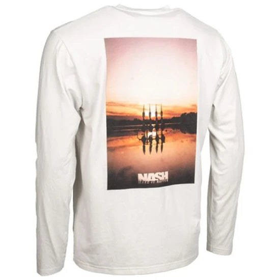 Bluza Nash Make It Happen Sunset Long Sleeve T Shirt Ecru, Marime L