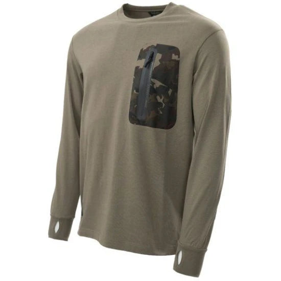 Bluza Nash Zt Hd Long Sleeve T-shirt, Green Marime, Marime L