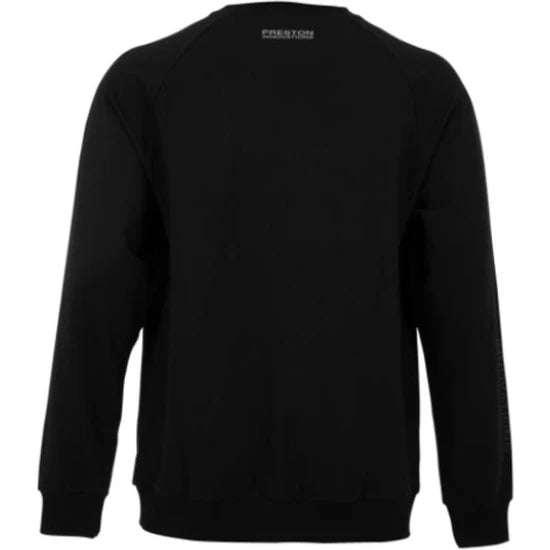 Bluza Preston Black Minimal Sweatshirt, Marime L