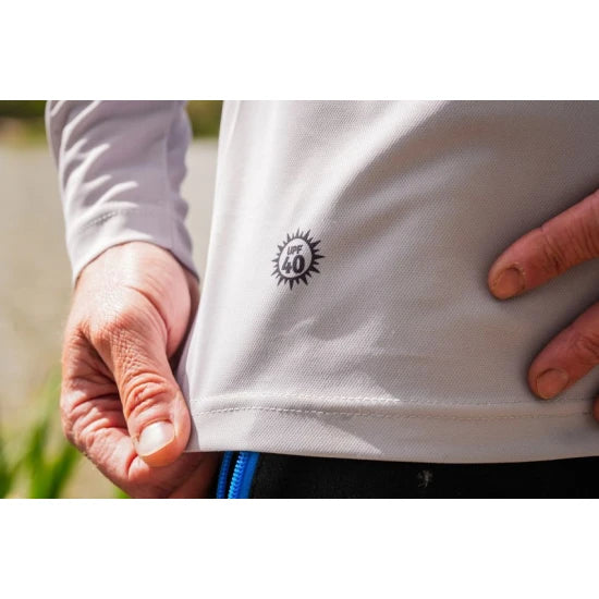 Bluza Preston Grey Performance Sun Shirt Upf-40, Marimea S