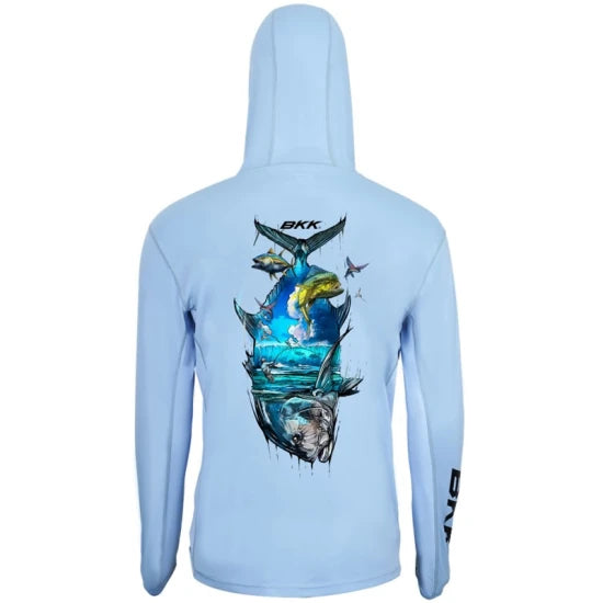 Bluza Uv Bkk Performance Brand Values Gt, Light Blue, Marime 2xl