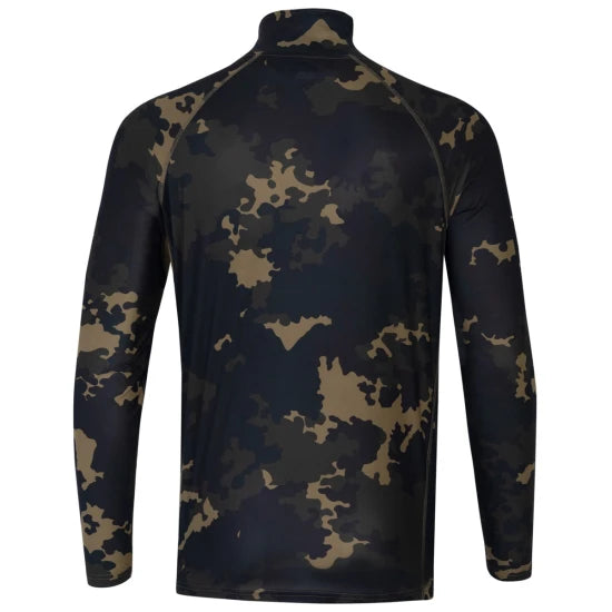 Bluza Uv Korda Kool Upf Zip Jersey, Dark Kamo, Marimea S