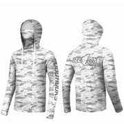 Bluza Uv Relax Blue Wave Upf 50+, Camo Fish, Marime M