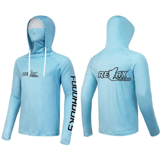 Bluza Uv Relax Lures Upf 50+, Light Blue, Marime L
