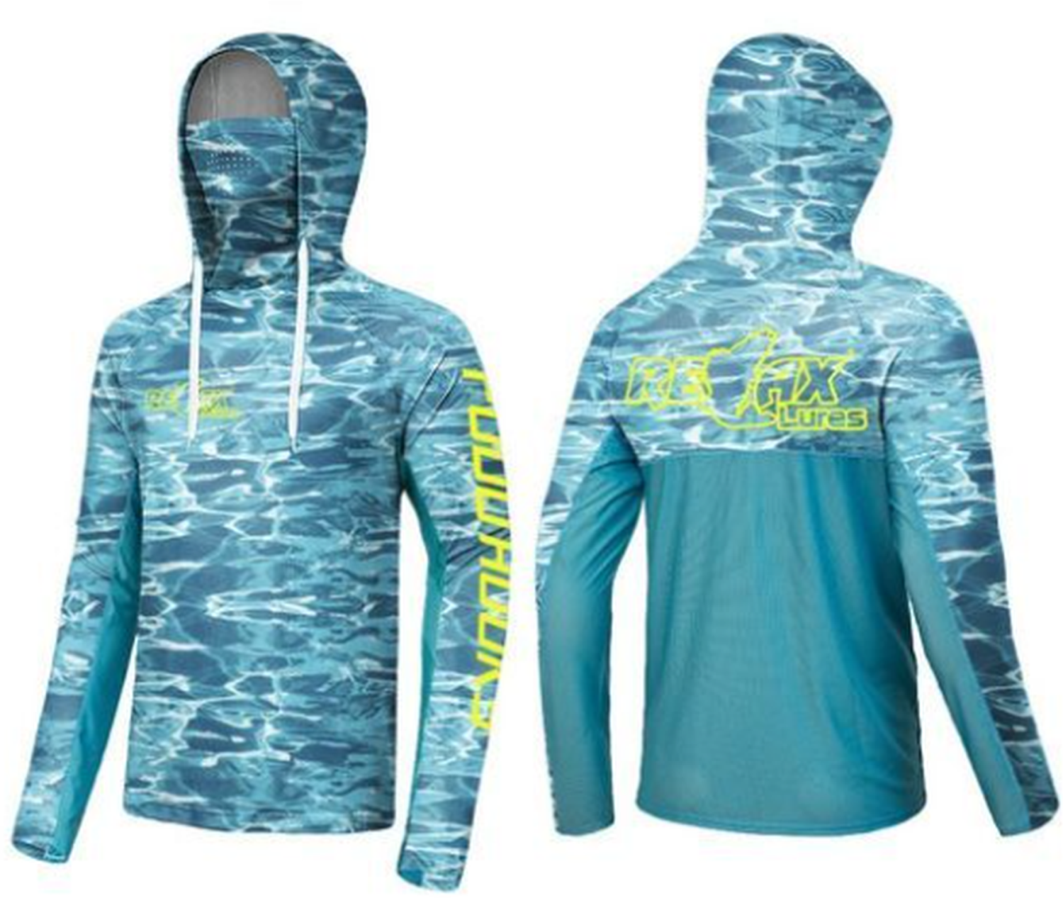 Bluza UV Relax Mash Wave Blue UPF 50+, Marime S