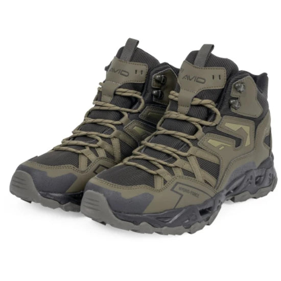 Bocanci Avid Carp Hydro Force All Terrain Boots, Verde-gri, Marimea 41