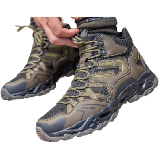 Bocanci Avid Carp Hydro Force All Terrain Boots, Verde-gri, Marimea 45