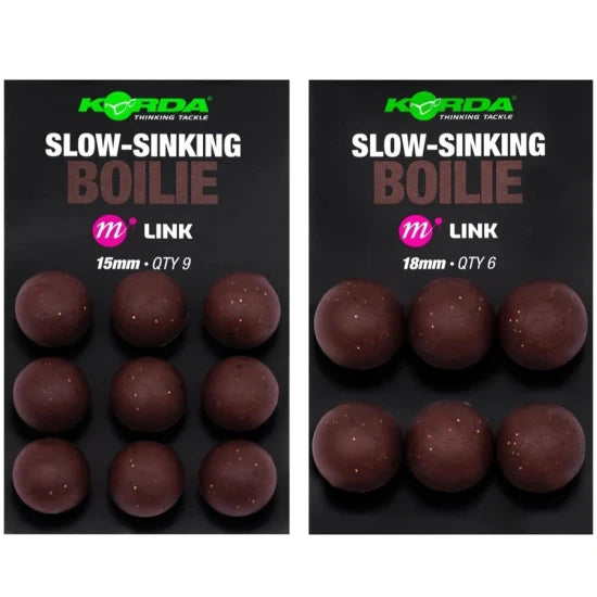 Boilies Artificial Korda  Slow Sinking Boilie, Iso Fish, 18mm, 6buc/pac
