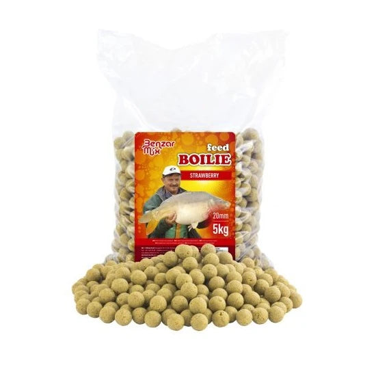 Boilies Benzar Mix Feed Fish (brown) 20mm 5kg