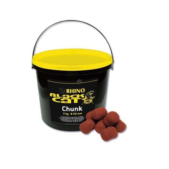 Boilies Black Cat Chunks 50mm 3kg