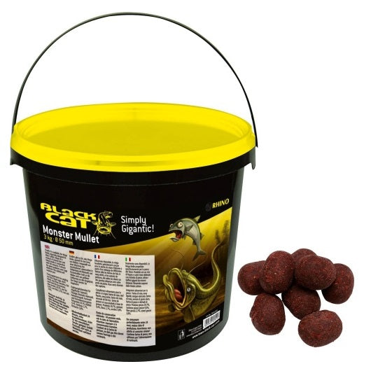 Boilies Black Cat Monster Mullet 50mm 3kg