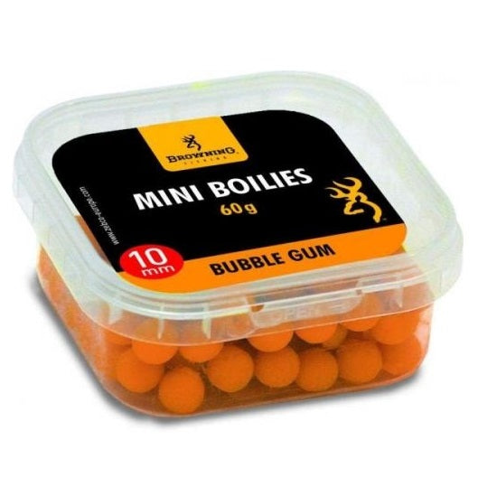 Boilies Browning Mini Boilie pre-drilled orange Bubble Gum 10mm
