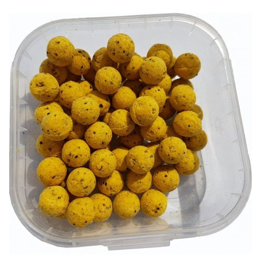 Boilies Browning Mini Boilie pre-drilled yellow Pineapple 8mm