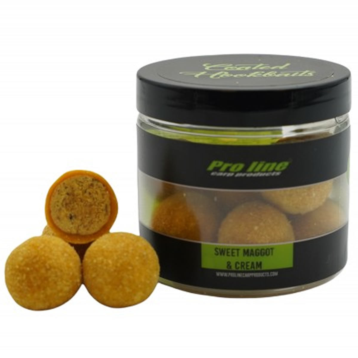 Boilies Carlig Imbracat Pro Line Sweet Maggot &amp; Cream, 200ml