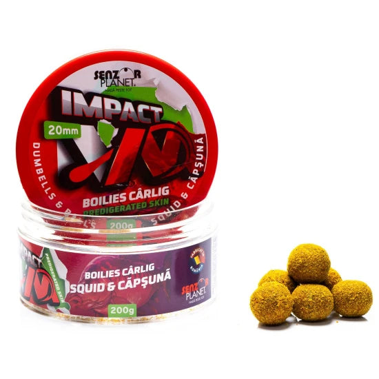 Boilies Carlig Senzor Impact Vm Prediferated Skin, 20mm, 200g