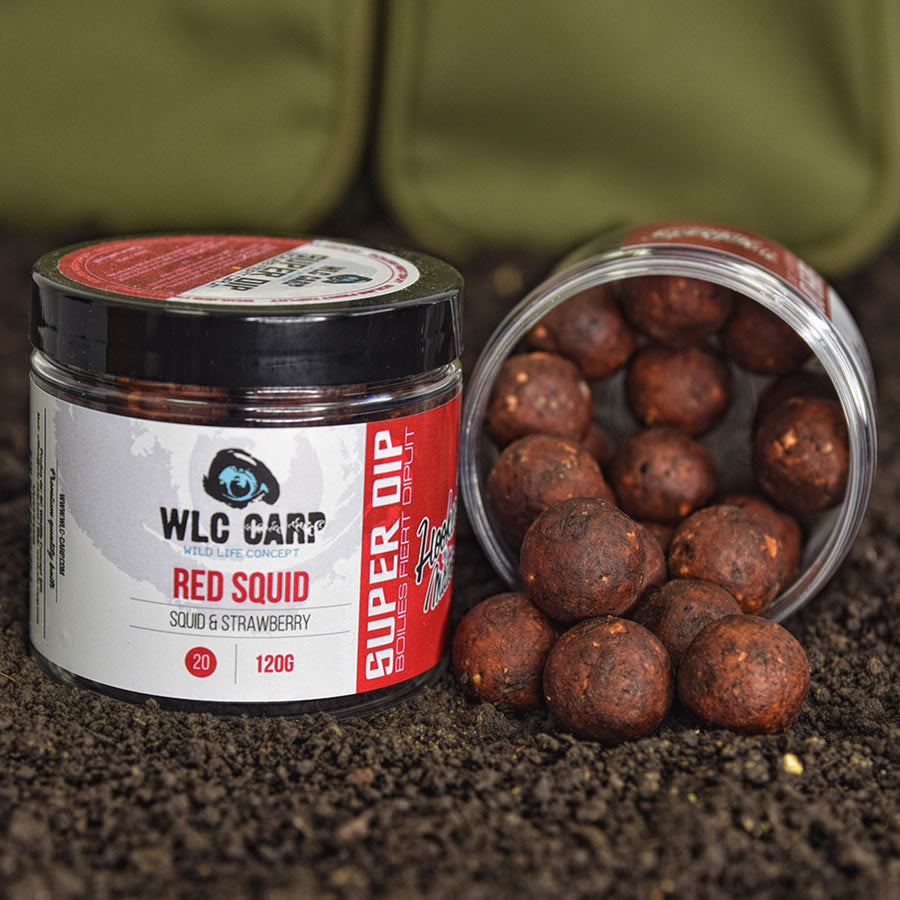 Boilies Carlig SuperDip Red Squid ( Squid &amp; Capsuna) 16mm, 120g