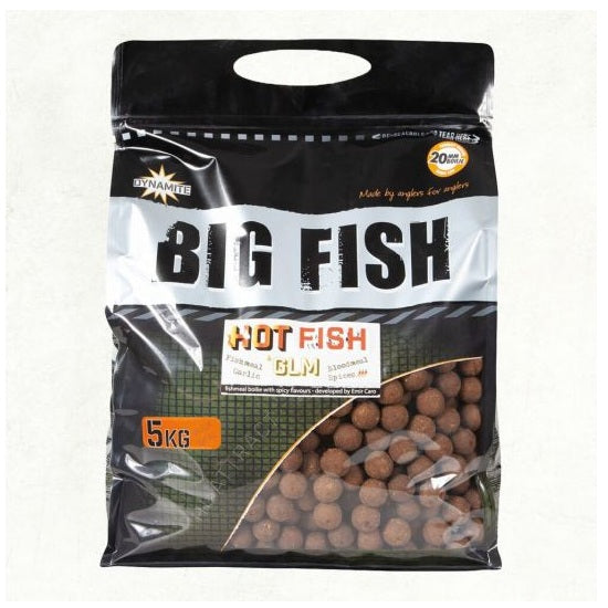 Boilies Dynamite Baits Big Fish Hot Fish &amp; GLM 20mm 5kg
