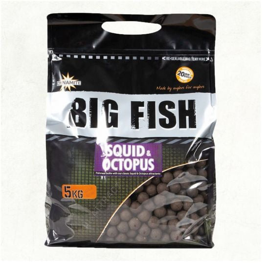 Boilies Dynamite Baits Big Fish Squid &amp; Octopus 15mm 5kg
