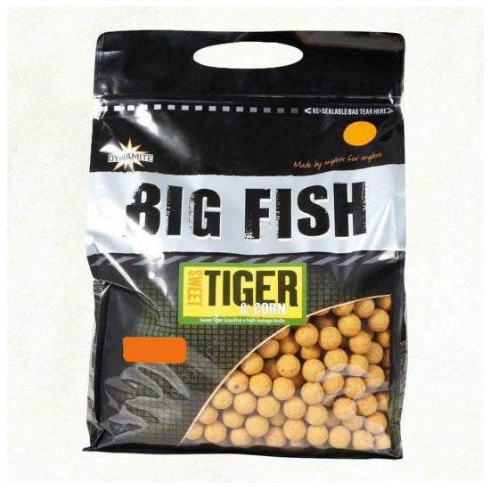 Boilies Dynamite Baits Big Fish Sweet Tiger &amp; Corn 20mm 5kg