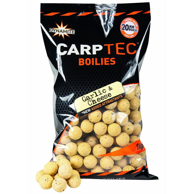 Boilies Dynamite Baits CarpTec Garlic &amp; Cheese, 20mm, 1,8kg