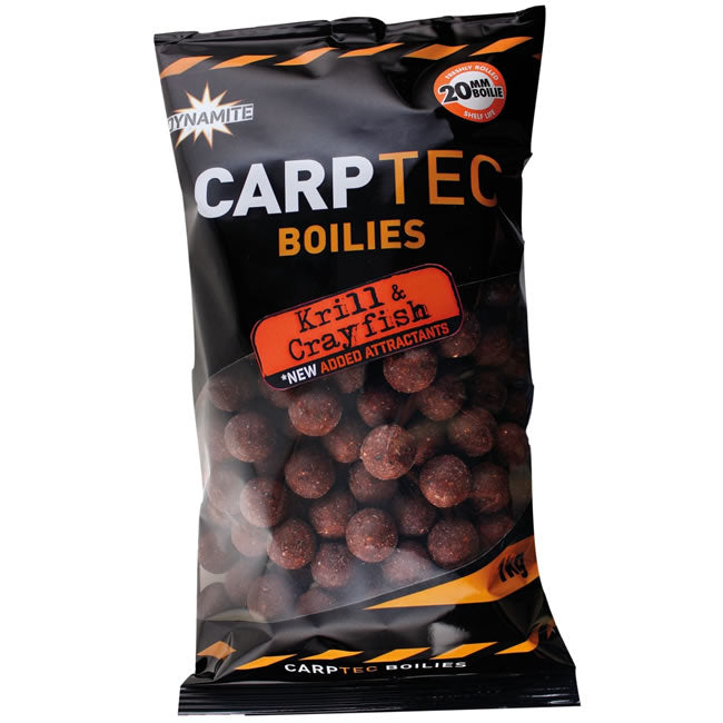 Boilies Dynamite Baits CarpTec Krill &amp; Crayfish, 20mm, 1,8kg