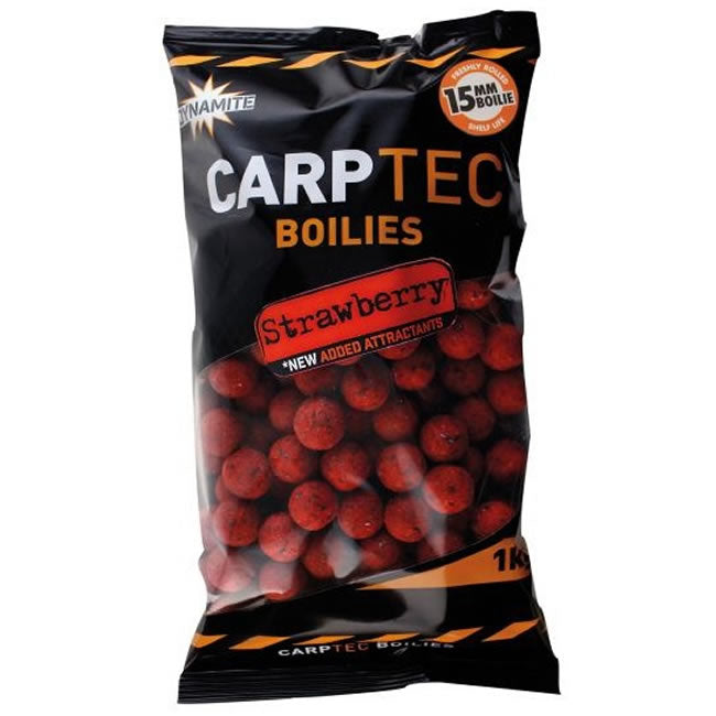 Boilies Dynamite Baits CarpTec Strawberry, 20mm, 1,8kg