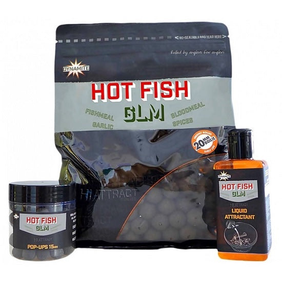 Boilies Dynamite Baits Hot Fish GLM 26mm 350g