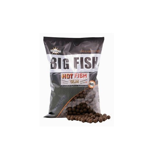 Boilies Dynamite Baits Hot Fish &amp; GLM 15mm 5kg