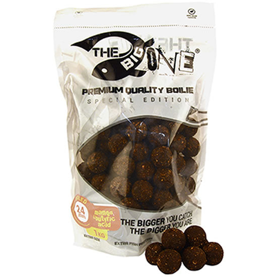 Boilies Fierte THE ONE Cooked Big One, 24mm, Mango &amp; N-Butyric, 1kg