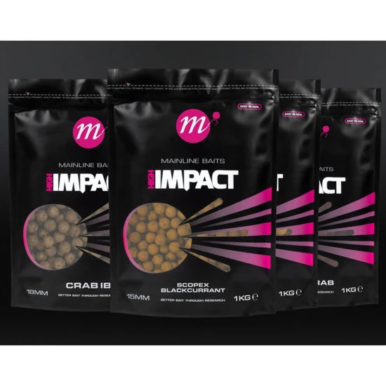 Boilies Mainline High Impact, Crab Ib, 10mm, 1kg
