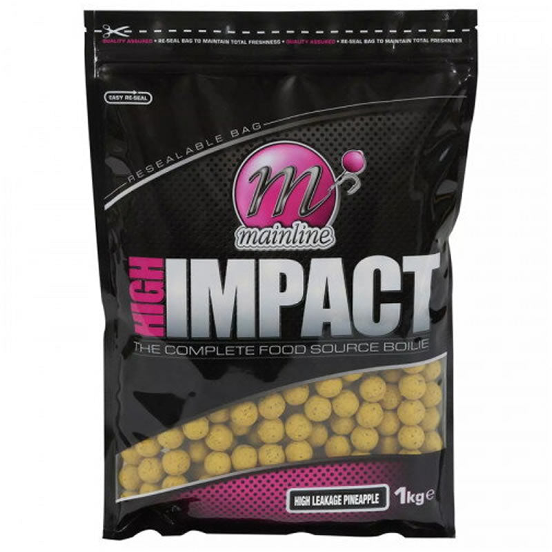 Boilies Mainline High Impact H/L Pineapple 20mm, 1kg