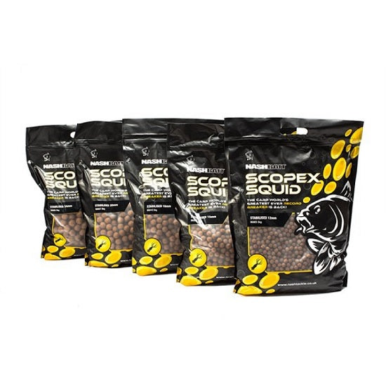 Boilies NASH Scopex Squid Stabilised 18mm 1kg