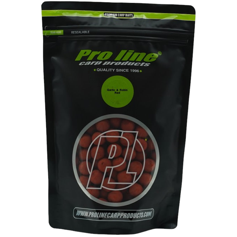 Boilies Pro Line Readymades, Garlic &amp; Robin Red, 20mm, 1kg