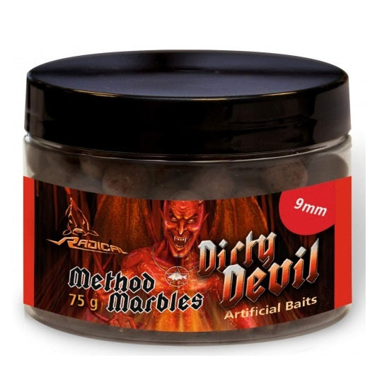 Boilies Radical Method Marbles Dirty Devil 9mm 75g