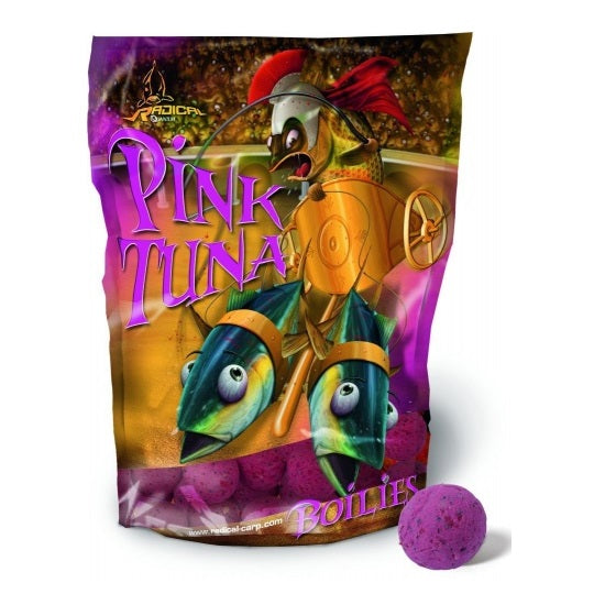 Boilies Radical Pink Tuna Boilie 20mm 1kg