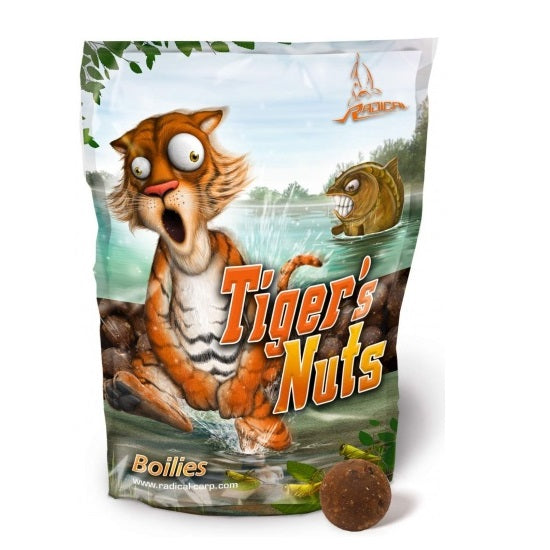 Boilies Radical Tiger s Nuts Boilie 16mm 1kg