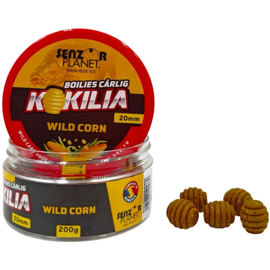 Boilies Senzor Kokilia Pentru Carlig, Wild Corn, 20mm, 200g