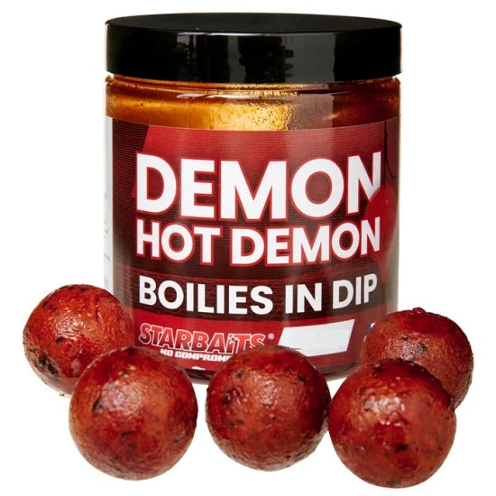 Boilies Starbaits In Dip Hot Demon, 24mm, 150g