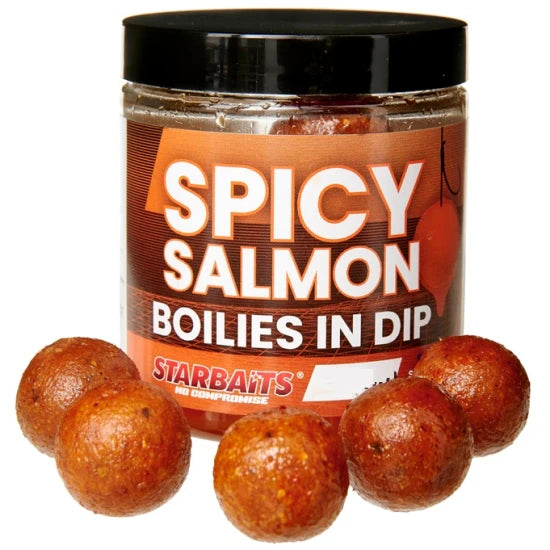 Boilies Starbaits In Dip Spicy Salmon, 20mm, 150g