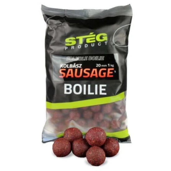 Boilies Solubil Steg Boilie, Sausage, 20mm, 1kg