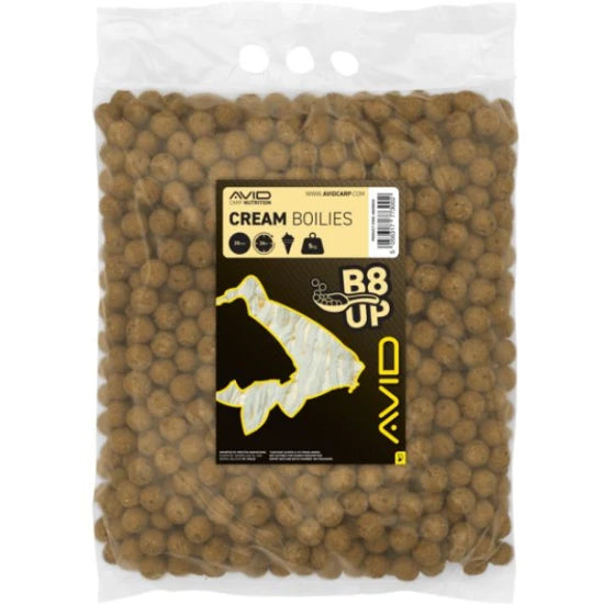 Boilies Tare Avid B8-up, Cream, 20mm, 5kg