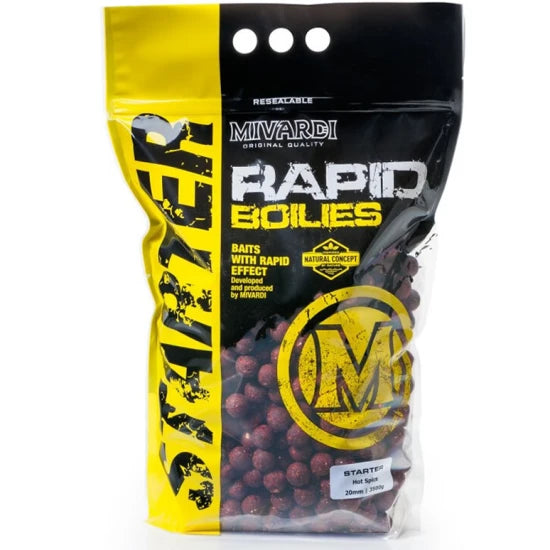 Boilies Tare Mivardi Starter Hot Spice, 24mm, 3.5kg