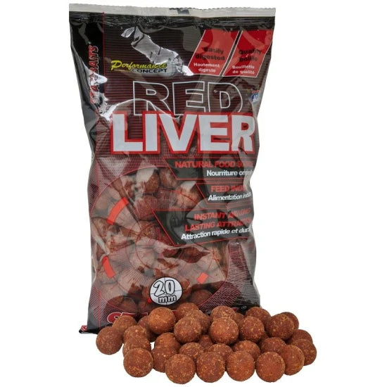 Boilies Tare Starbaits Concept, Red Liver, 20mm, 800g
