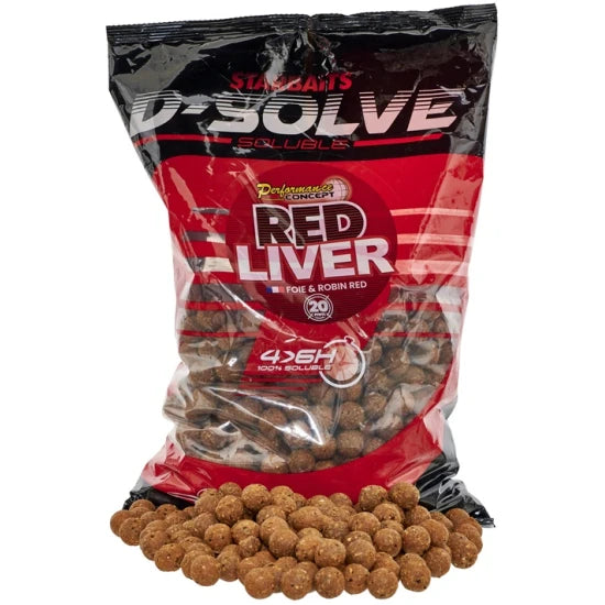 Boilies Tare Starbaits D Solve, Red Liver, 20mm, 2.5kg