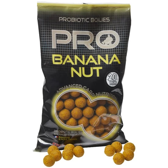 Boilies Tare Starbaits Probiotic, Banana Nut, 14mm, 800g