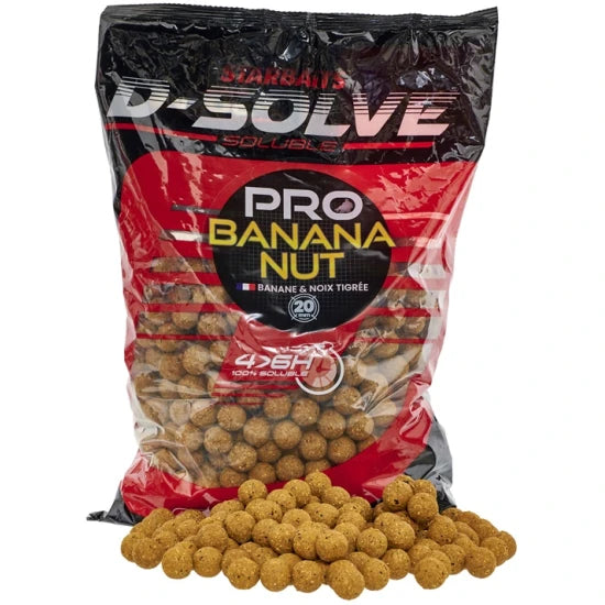 Boilies Tare Starbaits Probiotic D Solve, Banana Nut, 20mm, 2.5kg
