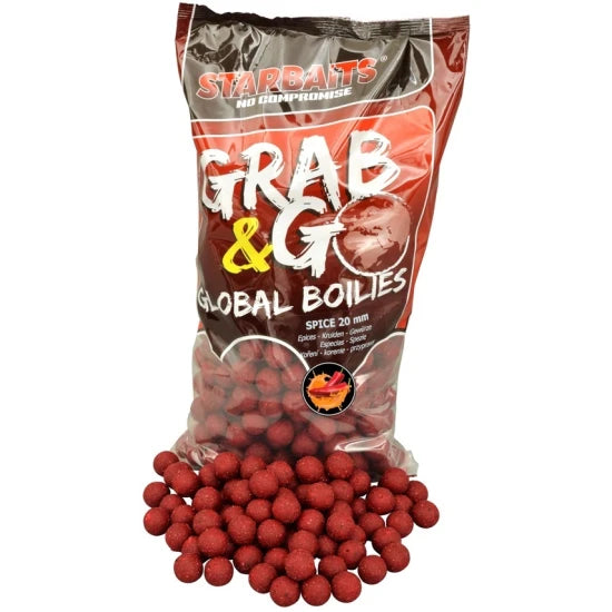 Boilies Tare Starbatis Global Grab And Go, Spice, 20mm, 2.5kg